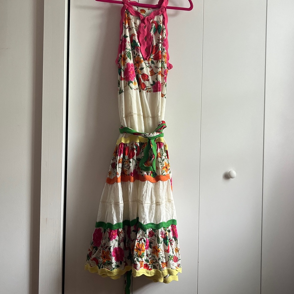 Farm Rio Toucans Garden Floral Dress - Picture 8 of 9
